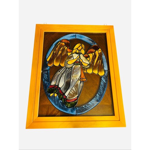 Open windows salida Colorado heavenly angel sun catcher stained glass Christmas - Picture 1 of 8